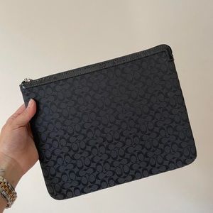 Black Coach tablet case